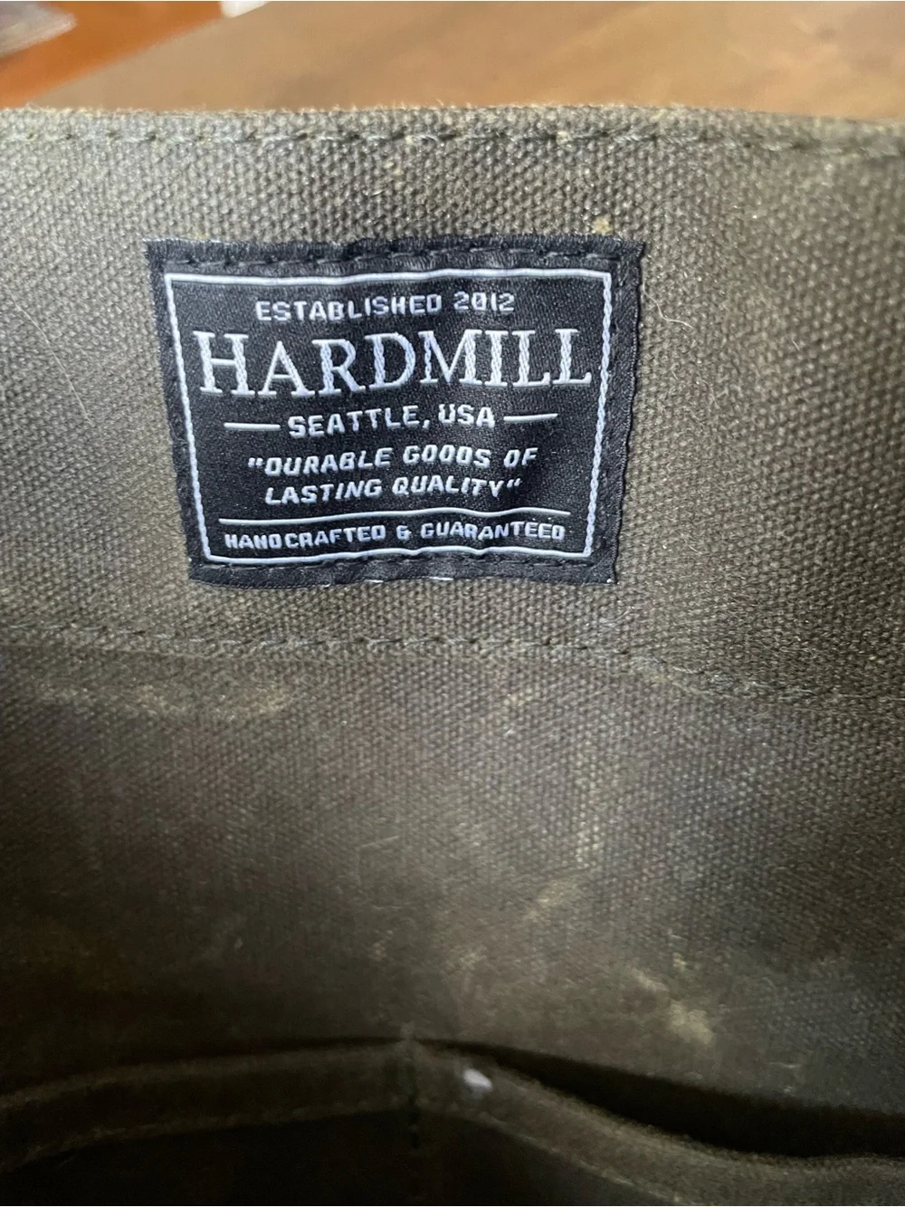 Hardmill Waxed Tote